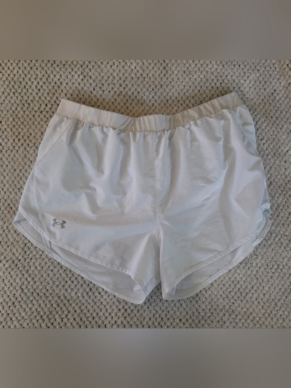 Under Armour Women's White Lightweight Training Shorts